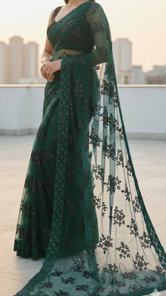 Luxe Net Saree