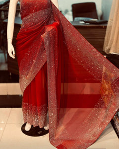 RHINESTONE SAREE