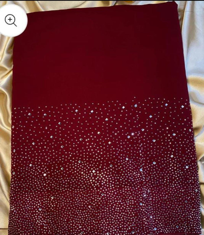 RHINESTONE SAREE